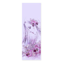 Orchids in the Rain Bookmark Business Cards