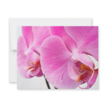 Orchids Personalized Invite