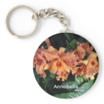 Orchids Name Keychain