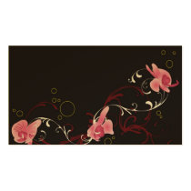 Orchids Profile Card Business Cards