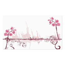 Orchids Profile Card Business Cards