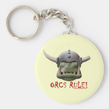 Orcs Rule! Key Chain