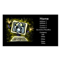 Ordinateur Cartes De Visite Professionnelles