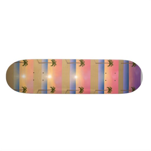 Ordre de lever de soleil de plage : Planche à roul