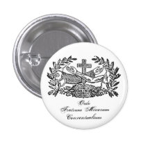 Ordre franciscain badge avec épingle