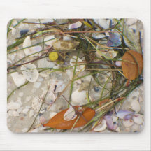 Ordure de plage tapis de souris