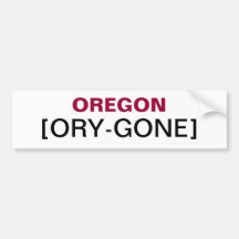 Oregon Bumper Sticker