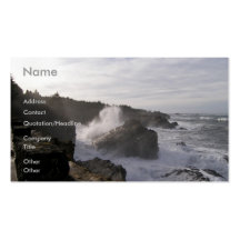 Oregon Coastline Business Card Templates