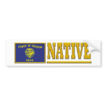 Oregon Native bumper stickers