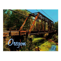 Oregon (RR) Postcard