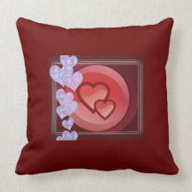 Oreiller de coeurs