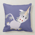 Oreiller plaisant mignon de licorne de bande dessi oreillers american