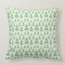 Oreiller vert clair d'arbre de Noël oreillers american
