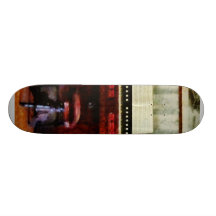 Organ and Swivel Stool Skate Board Deck