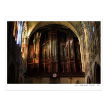 Organ at Saint Denis in Paris, France Post Cards