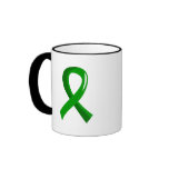 Organ Donation Green Ribbon 3 Mugs