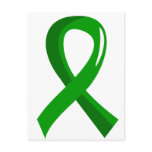 Organ Donation Green Ribbon 3 Postcards