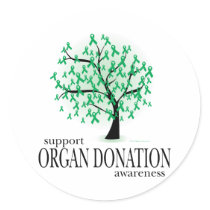 Organ Donation Tree stickers
