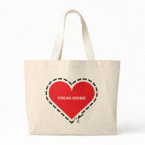 Organ Donee Jumbo Tote Bag