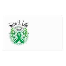Organ Donor Butterfly 3 Business Card Templates