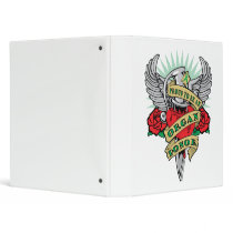 Organ Donor Dagger 3 Ring Binders