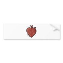 Organ Heart For Valentine'S Day Bumper Sticker