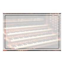 Organ Keyboard Stationery Design