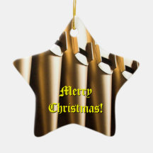 Organ pipes Christmas ornament