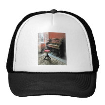 Organ With Petit Point Stool Hat