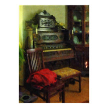 Organe dans le salon cartons d'invitation