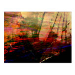 Organic abstract #1461 post card