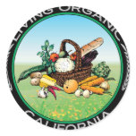 Organic California stickers