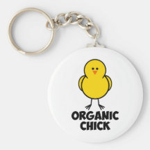 Organic Chick Keychain
