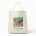 Organic Cotton Tote "Water's Edge" Bag