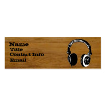 Organic DJ Business Card Template