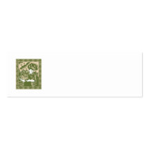 Organic Farmer With Basket Harvest Crops Retro Business Card Template