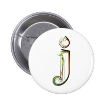Organic Font illustration Pin