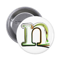 Organic Font illustration Pins