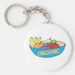 organic fruit bowl keychain