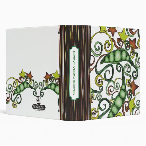 organic hippie peas vegan vegetarian recipe binder