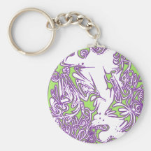Organic Limeade Splash Key Chain
