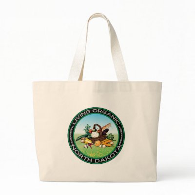 Organic North Dakota Bag by goinggreenorganic