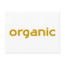 organic postcard