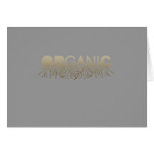 Organic roots card