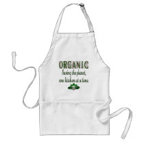 Organic Saving the Planet Green Saying Apron
