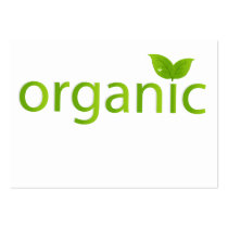 Organic sign business card