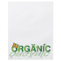 Organic sign flyer design