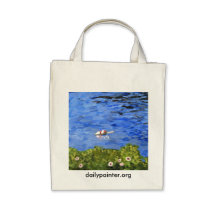 Organic Tote: Harbour Buoy Canvas Bag
