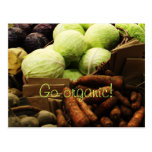 Organic Veggies postcard