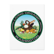 Organic Washington Post Cards